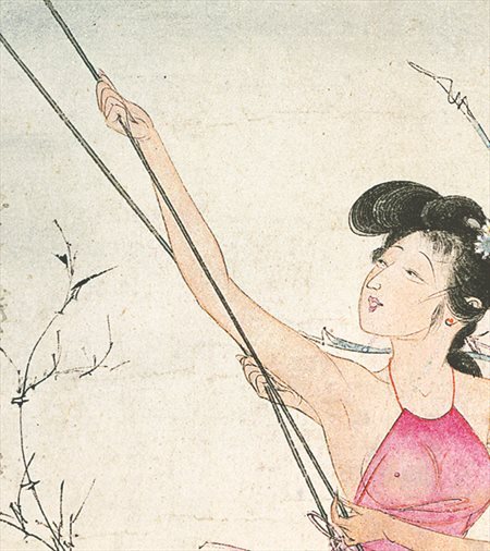 元谋县-胡也佛的仕女画和最知名的金瓶梅秘戏图